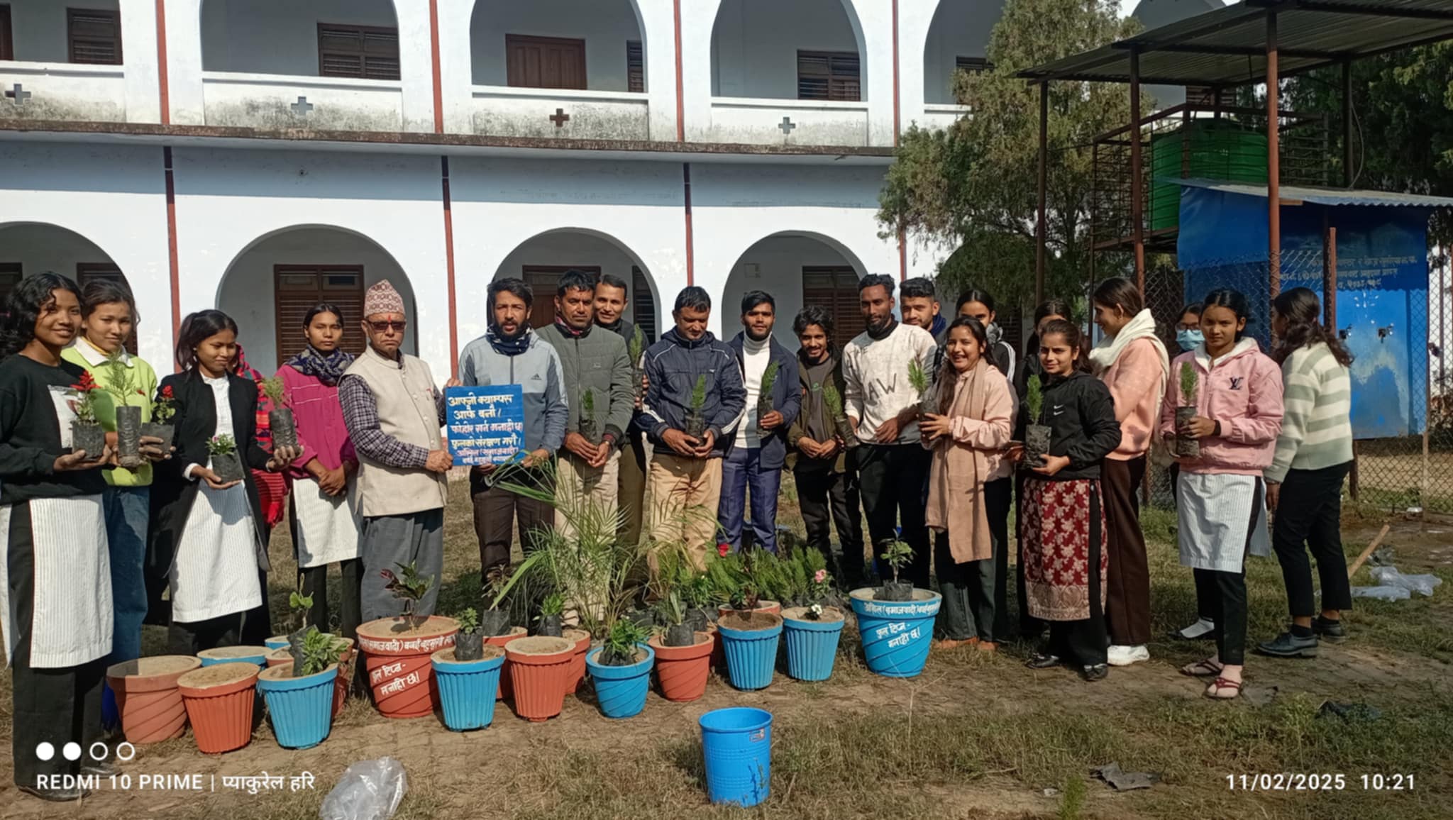 अखिल (समाजवादी) बबई बहुमुखी क्याम्पस इकाईद्वारा वृक्षरोपण कार्यक्रम सम्पन्न